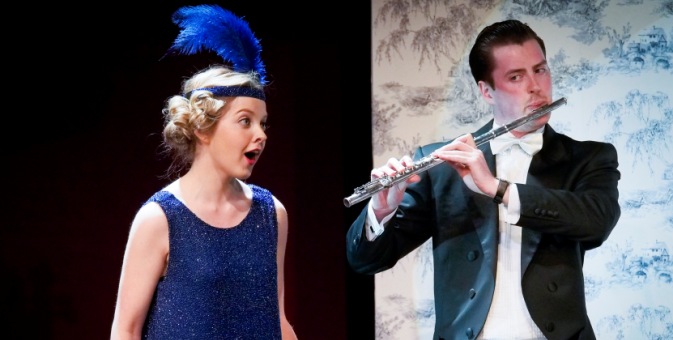 Rowan Pierce and flautist Luke Russell