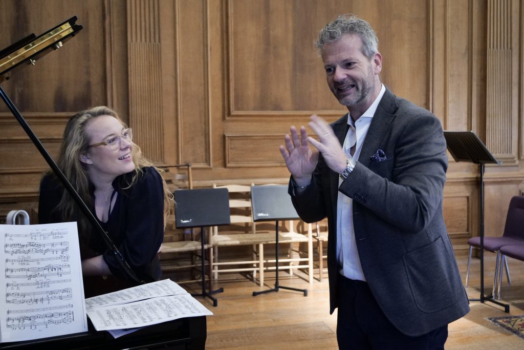 Annabel Kennedy and Paul-Emmanuel Thomas, Samling Artist Programme, Marchmont House. Photo credit: Mark Pinder